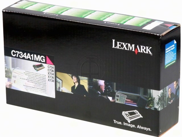 C734A1MG LEXMARK C734 TONER MAGENTA 6000Seiten return