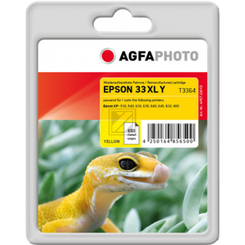 APET336YD AP EPSON T3364 XP Tinte yellow HC rebuilt 650Seiten Blister 13ml