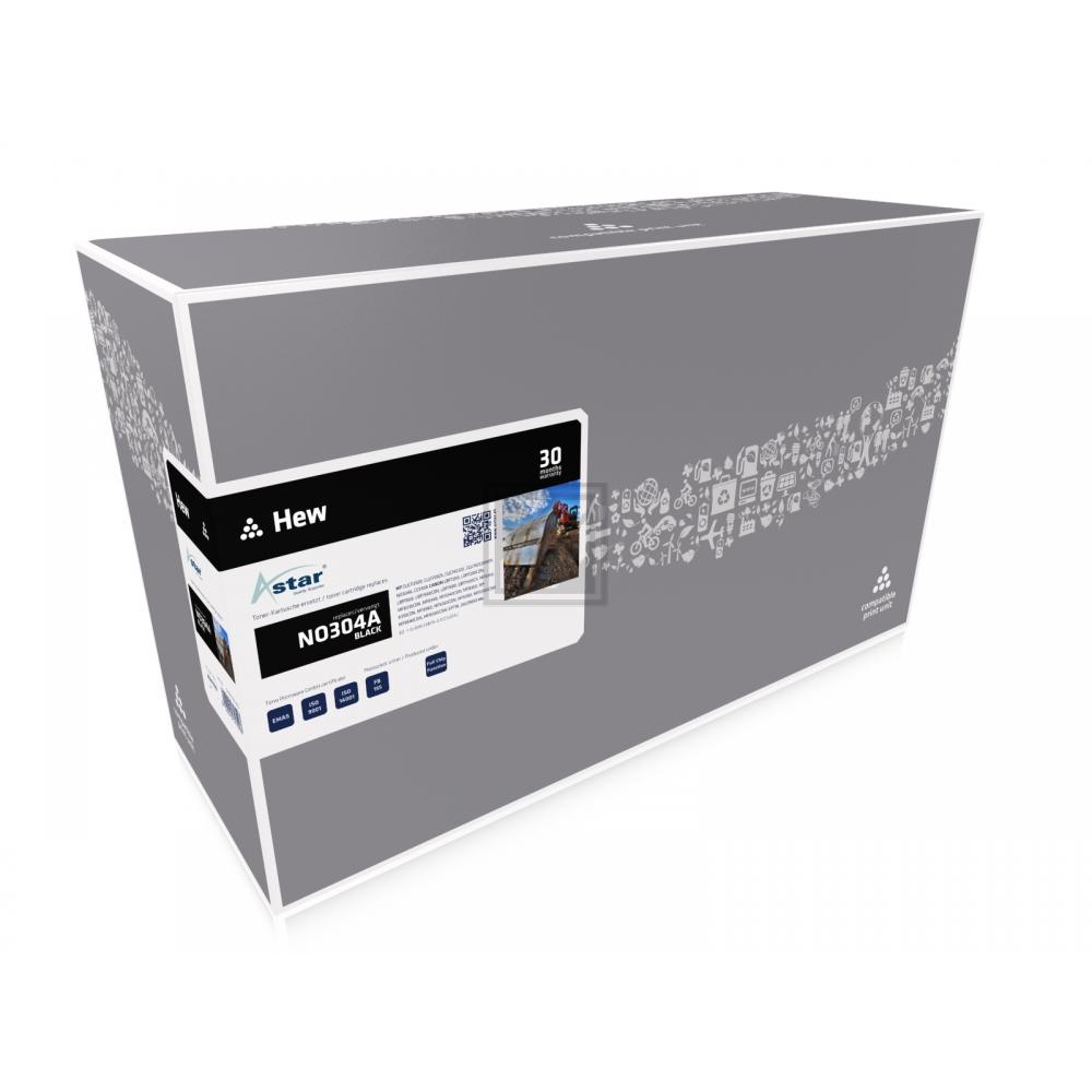 AS11530 ASTAR HP 304A CLJ Cartridge black rebuilt 3500Seiten Chip