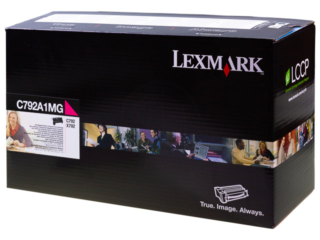 C792A1MG LEXMARK C792 TONER MAGENTA ST 6000Seiten Standard Kapazitaet return