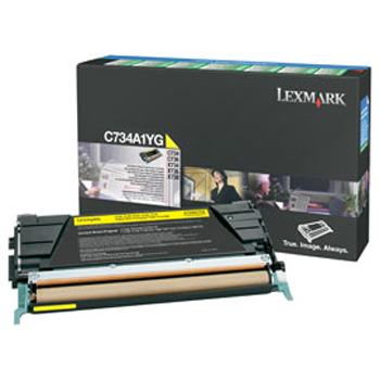 C734A1YG LEXMARK C73x/X73x Toner yellow return 6000Seiten