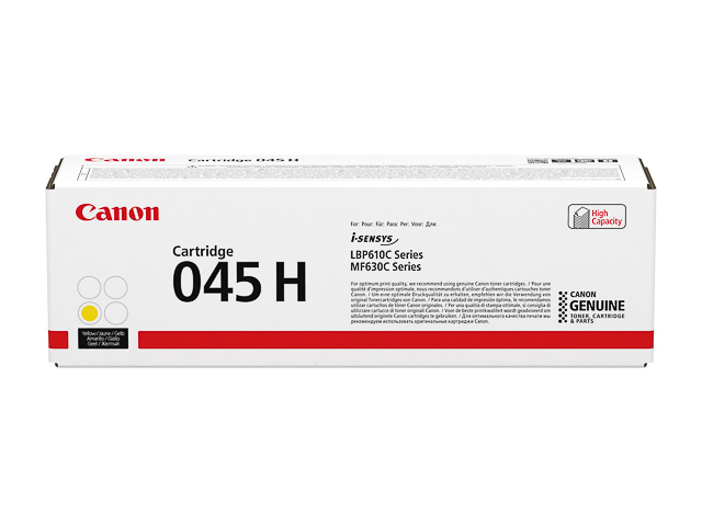 1243C002 CANON LBP610 CARTRIDGE YEL HC 045HY 2200Seiten hohe Kapazitaet