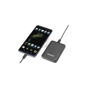 7313530 INTENSO Powerbank Akku 10.000 mA tragbar schwarz XS10000