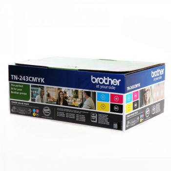 TN243CMYK BROTHER DCP Toner (4) cmyk ST 4x1000Seiten