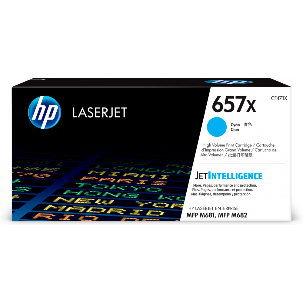 CF471X HP 657X CLJ MFP Cartridge cyan 23.000Seiten