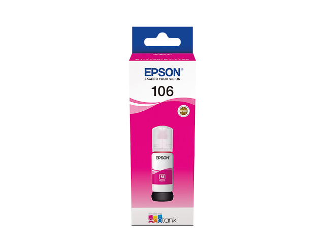C13T00R340 EPSON ET7700 TINTE MAGENTA 70ml 5000Seiten Flasche EcoTank 106