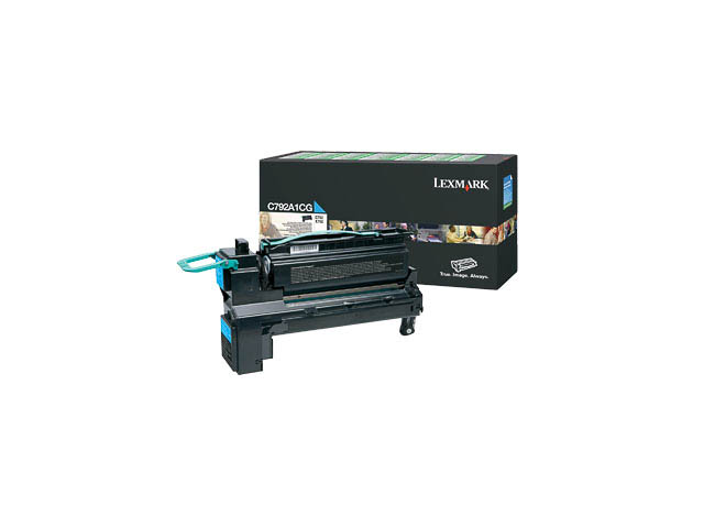 C792A1CG LEXMARK C792 TONER CYAN ST 6000Seiten Standard Kapazitaet return