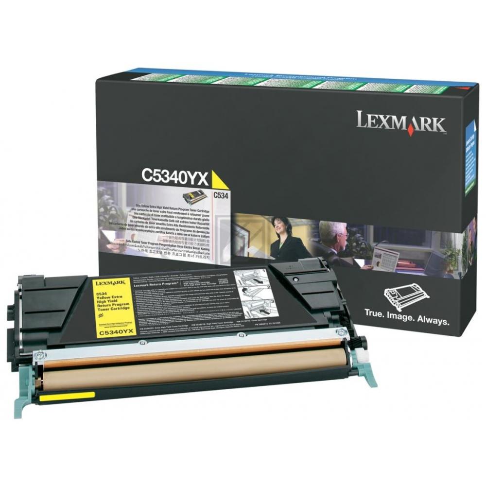 C5340YX LEXMARK Optra C Toner yellow return 7000Seiten