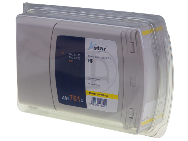 AS67613 ASTAR HP DNJT7100 TINTE YEL CM992A/761 400ml