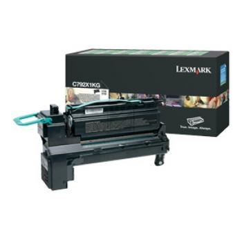 C792X1KG LEXMARK C792 Toner black HC return 20.000Seiten