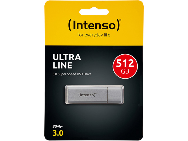 INTENSO ULTRA LINE USB STICK 512GB 3531493 70MB/s USB 3.0 silber