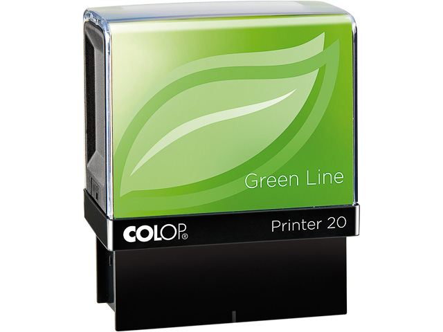 COLOP GREEN LINE PRINTER 20 TEXTSTEMPEL 127757 individuelle Textplatte schwarz