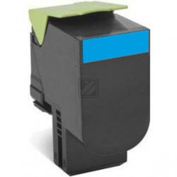 70C20C0 LEXMARK 702C CS Toner cyan ST return 1000Seiten
