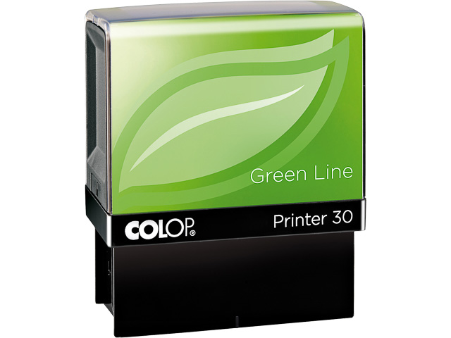 COLOP GREEN LINE PRINTER 30 TEXTSTEMPEL 127760 individuelle Textplatte schwarz