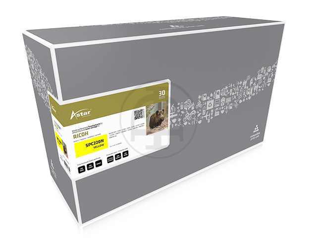 AS13202 ASTAR RIC. SPC220N CARTR YEL 406055 2000Seiten