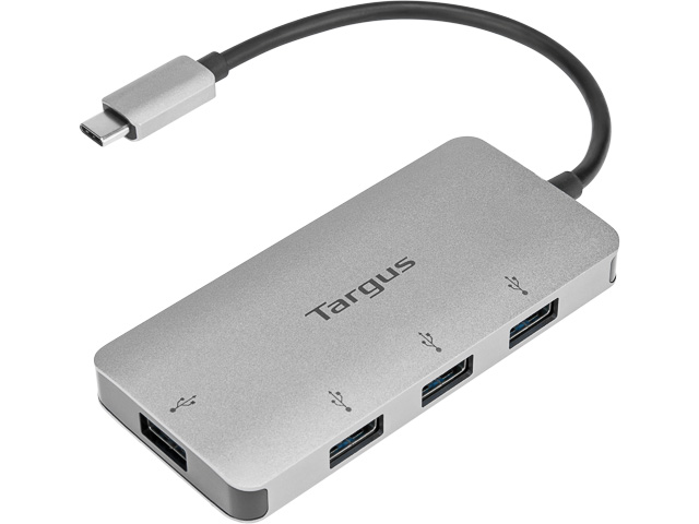 ACH226EU TARGUS 4IN1 USB-C AUF USB-A HUB space grau