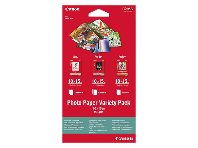 VP101 CANON FOTOPAPIER 10x15cm 0775B078 Vorteilspackung