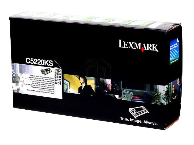 C5220KS LEXMARK C522N TONER BLACK 4000Seiten return