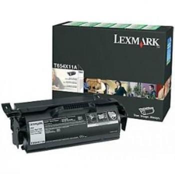 T654X11E LEXMARK Optra T Cartridge black HC return 36.000Seiten