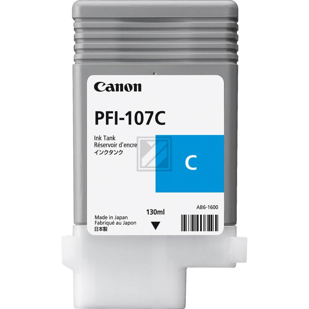 6706B001 CANON PFI107C IPF Tinte cyan 130ml