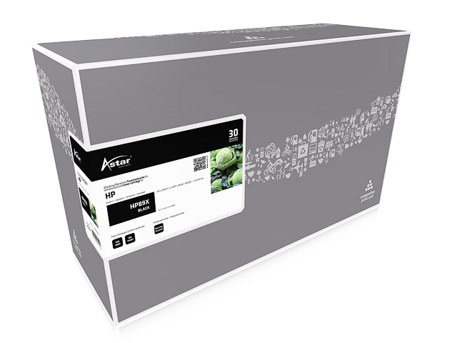 AS20237 ASTAR HP LJM507 CARTR BLACK HC CF289X/HP89X 10.000S. ohne Fuellstandsa.