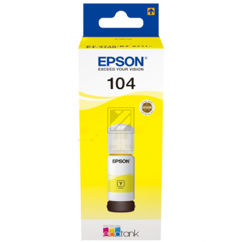 C13T00P440 EPSON ET104 EcoTank Tinte yellow 7500Seiten 65ml