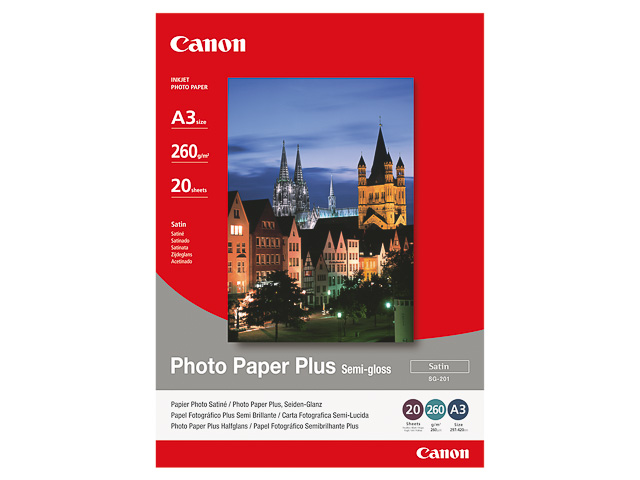 SG201 CANON FOTOPAPIER A3 1686B026 20Blatt 260gr glaenzend