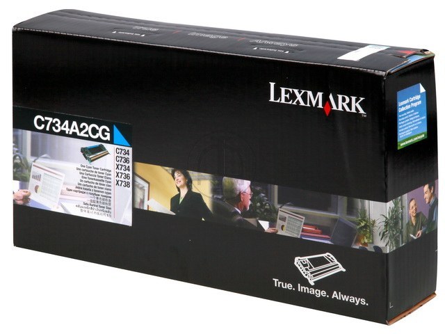 C734A2CG LEXMARK C734 TONER CYAN 6000Seiten