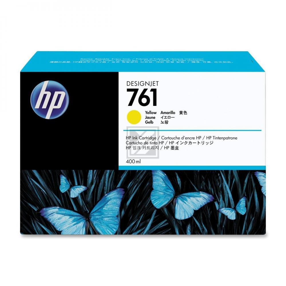 CM992A HP 761 DNJ Tinte yellow 400ml