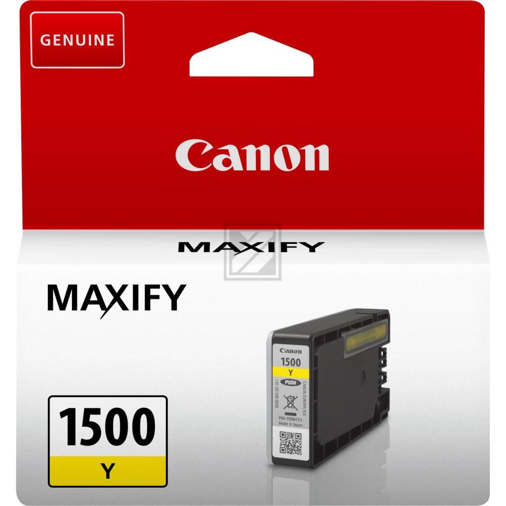 9231B001 CANON PGI1500Y Maxify MB Tinte yellow ST 312Seiten 4,5ml
