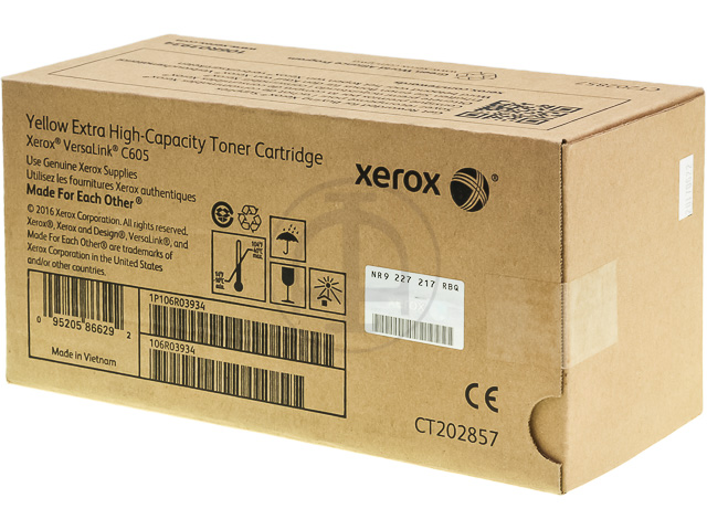 106R03934 XEROX VERSALINK C605 TONER YE 16.800Seiten extra hohe Kapazitaet