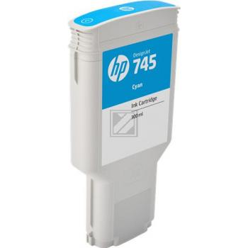 F9K03A HP 745 DNJ Tinte cyan 300ml