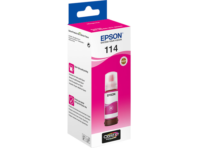 C13T07B340 EPSON ET8500 TINTE MAGENTA 70ml Flasche EcoTank 114
