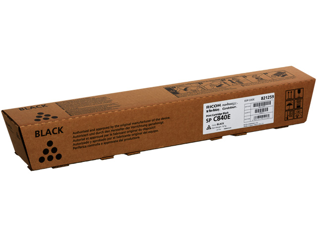 821259 RICOH SPC840DN TONER BLACK Type SPC840A 30.000Seiten