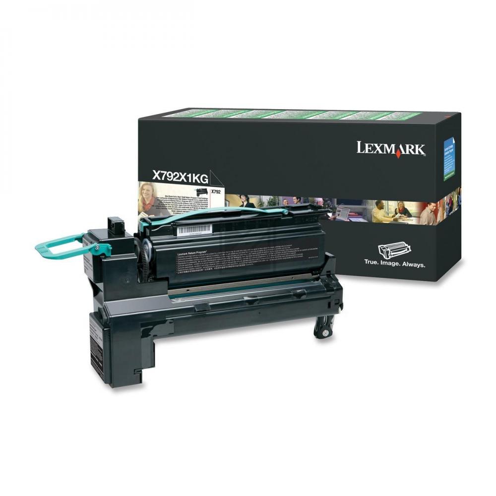 X792X1KG LEXMARK X792 Toner black HC return 20.000Seiten