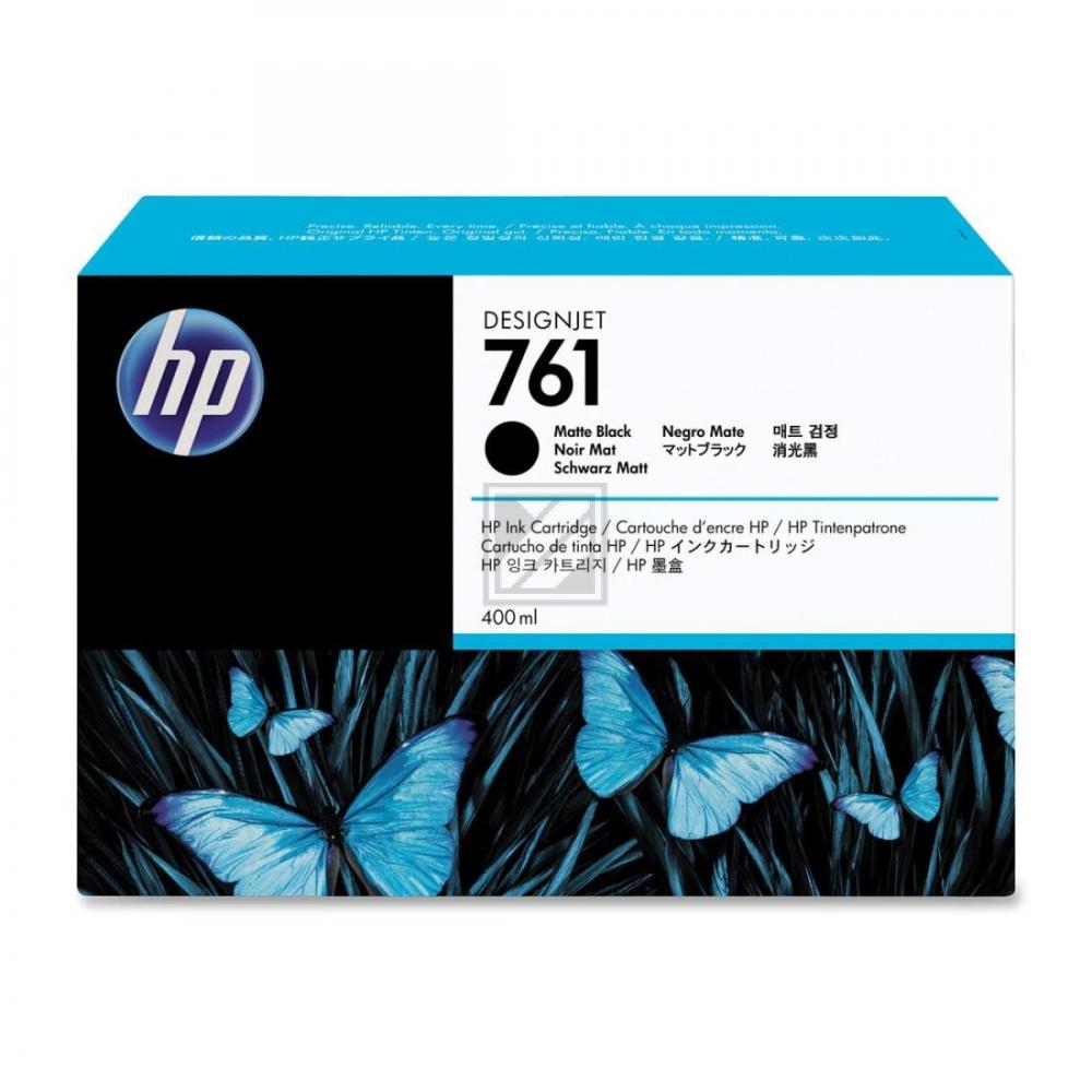 CM991A HP 761 DNJ Tinte matt black 400ml