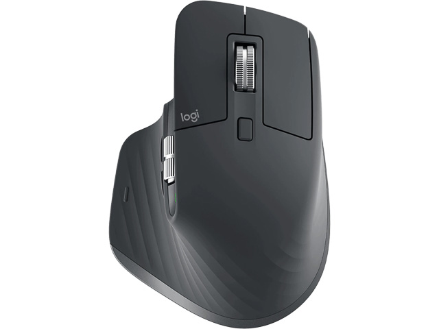 LOGITECH MX MASTER 3S MAUS KABELLOS GRAU 910-006559 7Tasten/8000dpi/2,4GHz