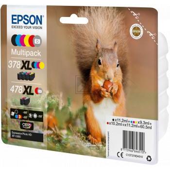 C13T379D4010 EPSON Nr.378XL/478XL XP Tinte (6) cmyk gy/r HC Seiten