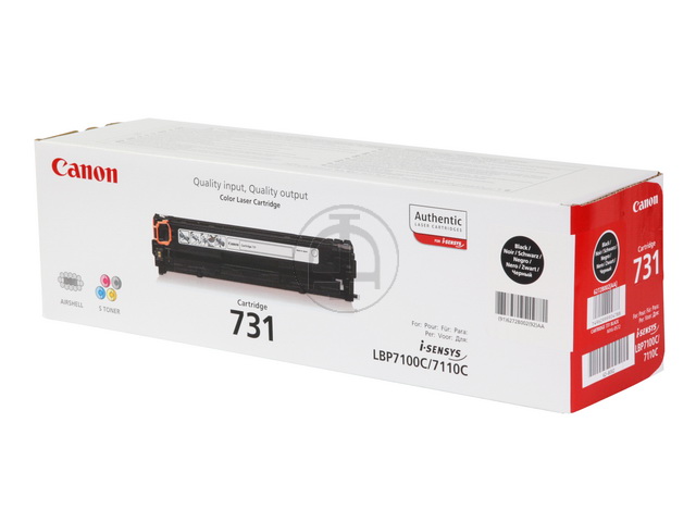 6272B002 CANON LBP7100 CARTRIDGE BLK ST 731BK 1400Seiten Standard Kapazitaet
