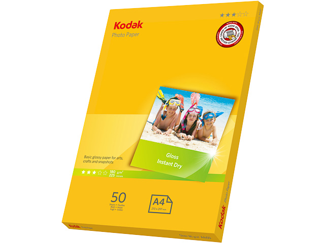 185Z000860 KODAK FOTOPAPIER A4 50Blatt 180gr glaenzend