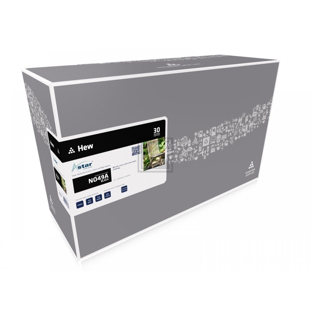 AS10949 ASTAR HP 49A LJ Cartridge black rebuilt 2500Seiten Chip