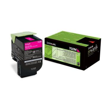 70C20M0 LEXMARK 702M CS Toner magenta ST return 1000Seiten