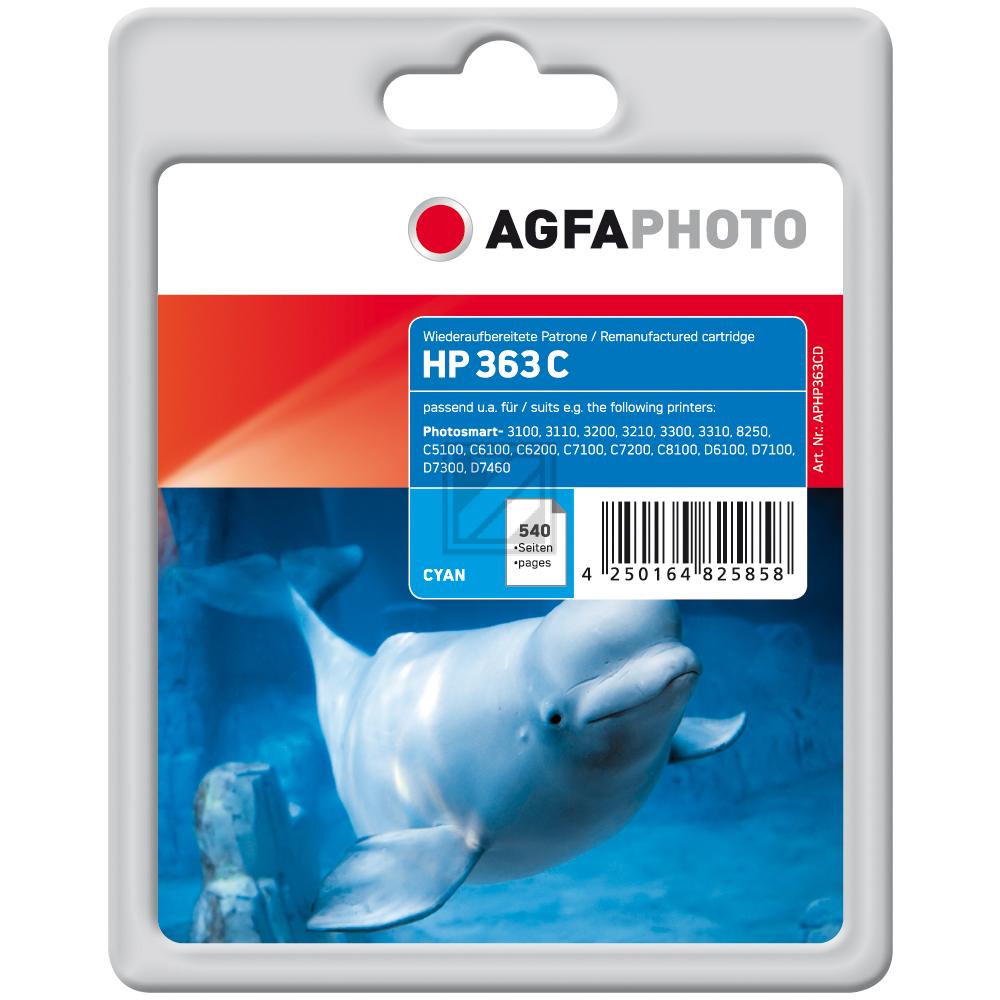 APHP363CD AP HP C8771EE PS Tinte cyan rebuilt Blister 6ml