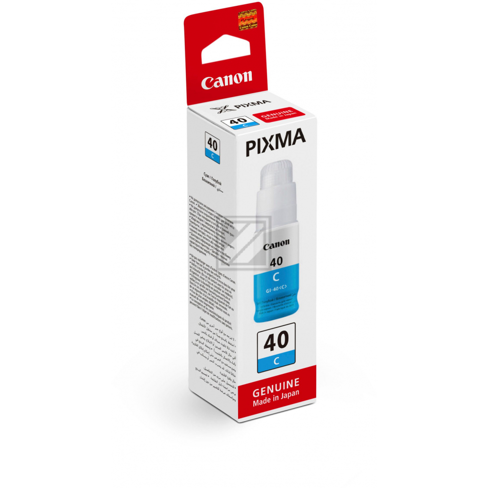3400C001 CANON GI40C Pixma Tinte cyan 7700Seiten 70ml