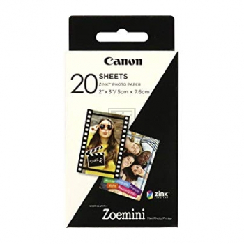 3214C002 CANON Zink Fotopapier 50x75mm 20Blatt weiss