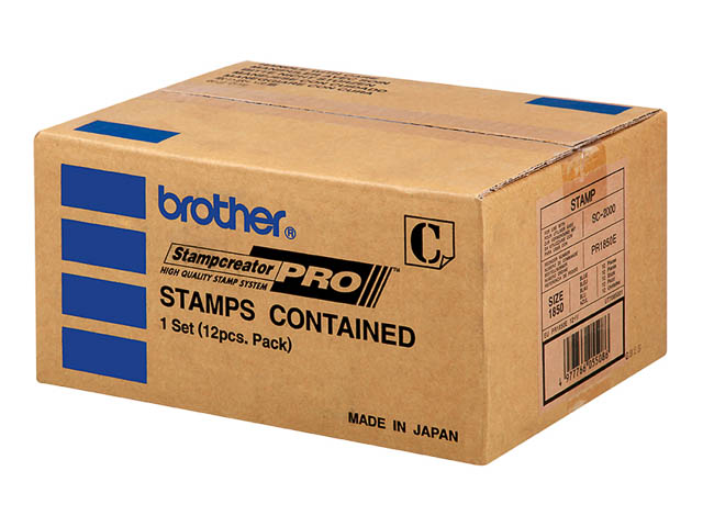 PR1850E6P BROTHER SC2000 STEMPEL BLAU 18x50mm