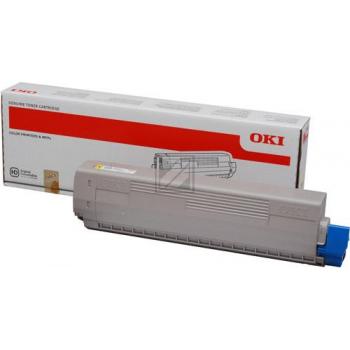 44844505 OKI C8xx Toner yellow 10.000 Seiten