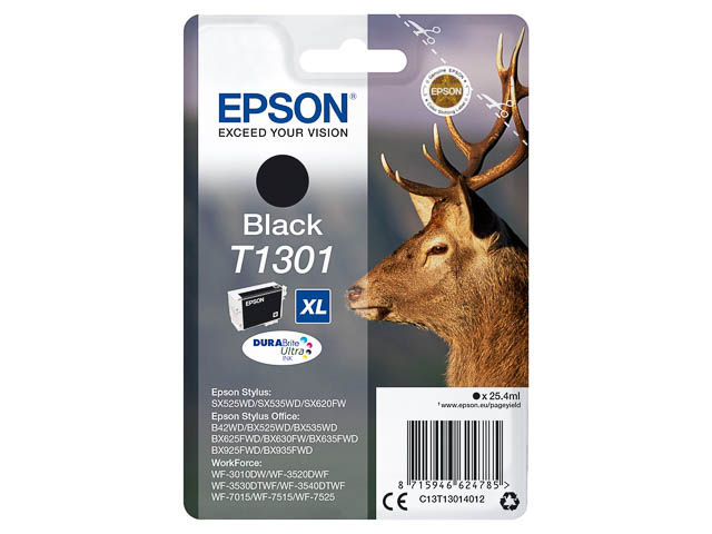 C13T13014012 EPSON BX525WD TINTE BLK HC 25,4ml 945Seiten hohe Kapazitaet