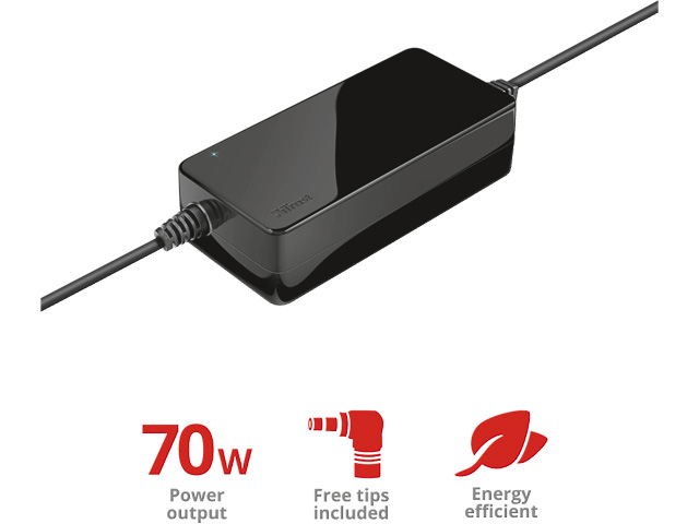 TRUST PRIMO LAPTOP LADEGERAET 70W 22141 schwarz universal