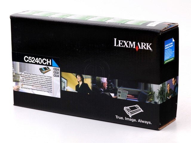 C5240CH LEXMARK C524 TONER CYAN HC 5000Seiten hohe Kapazitaet return